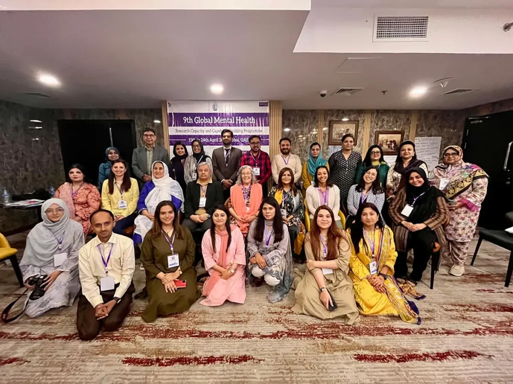 Participants from a photovoice training with Laura Lorenz, Stephanie Lloyd, and Erica Belli at the Global Mental Health Research Capacity and Capability Programme