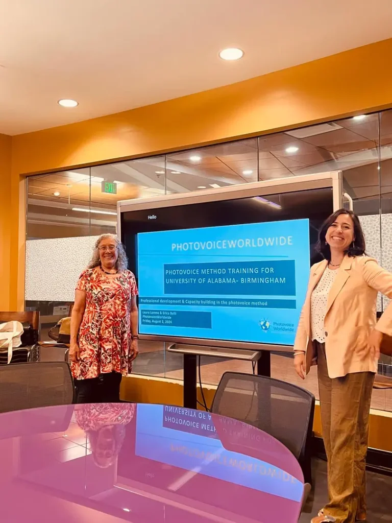 Dr.Lorenz and Erica Belli lead an in-person training at University of Alabama Birmingham. Source: PVWW