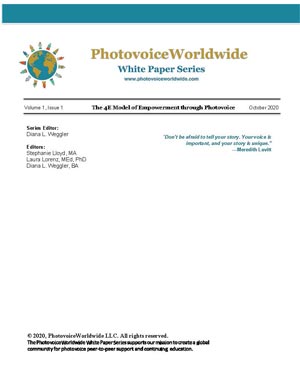 White Paper Cover of "The 4E Model of Empowerment Through Photovoice"