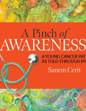 Book cover for "A Pinch of Awareness: A Young Cancer Patient as Told Through Photovoice"