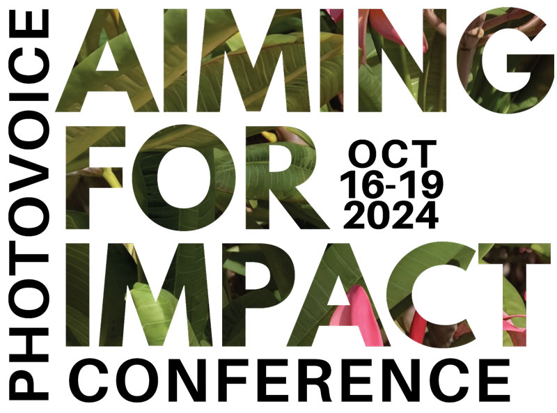 2024 Photovoice Conference: Aiming for Impact Logo